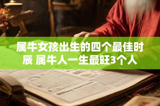 属牛女孩出生的四个最佳时辰 属牛人一生最旺3个人