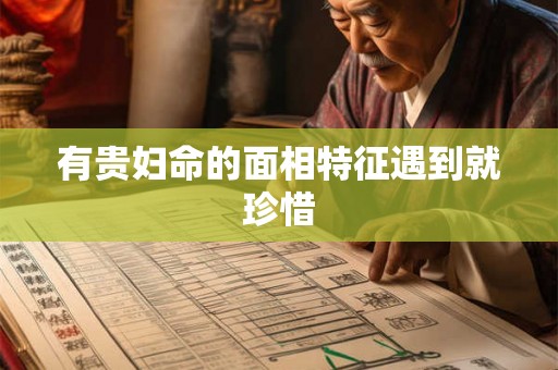有贵妇命的面相特征遇到就珍惜