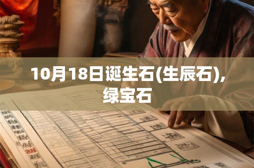 10月18日诞生石(生辰石),绿宝石