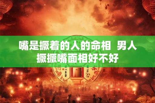 嘴是撅着的人的命相 男人撅撅嘴面相好不好 嘴是撅着的人的命相 男人撅撅嘴面相好不好