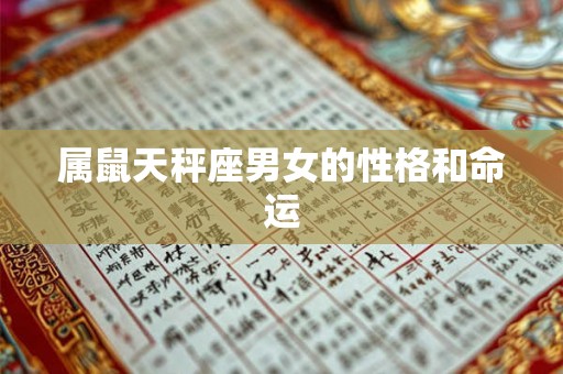 属鼠天秤座男女的性格和命运
