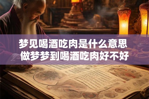 梦见喝酒吃肉是什么意思 做梦梦到喝酒吃肉好不好 梦见喝酒吃肉是什么意思 做梦梦到喝酒吃肉好不好