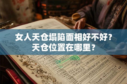 女人天仓塌陷面相好不好？天仓位置在哪里？