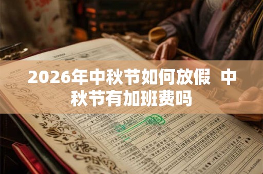 2026年中秋节如何放假  中秋节有加班费吗