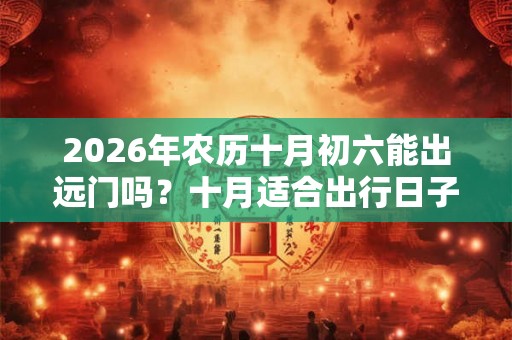 2026年农历十月初六能出远门吗？十月适合出行日子大全