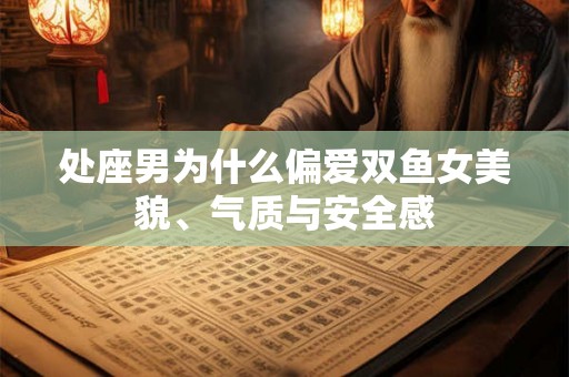 处座男为什么偏爱双鱼女美貌、气质与安全感