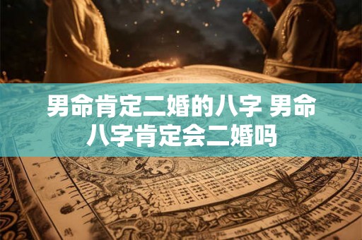 男命肯定二婚的八字 男命八字肯定会二婚吗 男命肯定二婚的八字 男命八字肯定会二婚吗