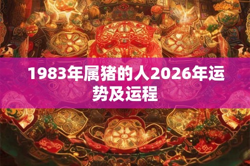 1983年属猪的人2026年运势及运程 1983年属猪的人2026年运势及运程
