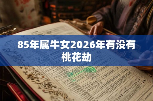 85年属牛女2026年有没有桃花劫 85年属牛女2026年有没有桃花劫