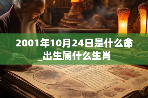 2001年10月24日是什么命_出生属什么生肖
