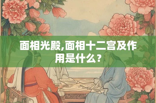面相光殿,面相十二宫及作用是什么？
