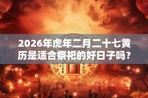 2026年虎年二月二十七黄历是适合祭祀的好日子吗？
