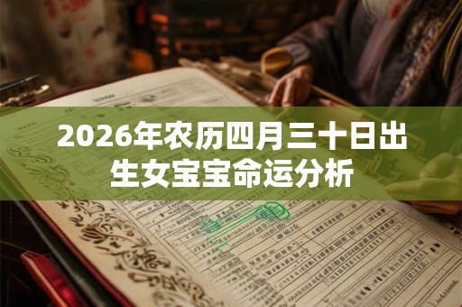 2026年农历四月三十日出生女宝宝命运分析 2026年农历四月三十日出生女宝宝命运分析