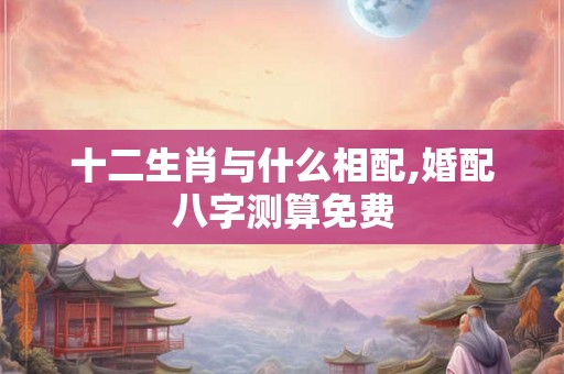 十二生肖与什么相配,婚配八字测算免费