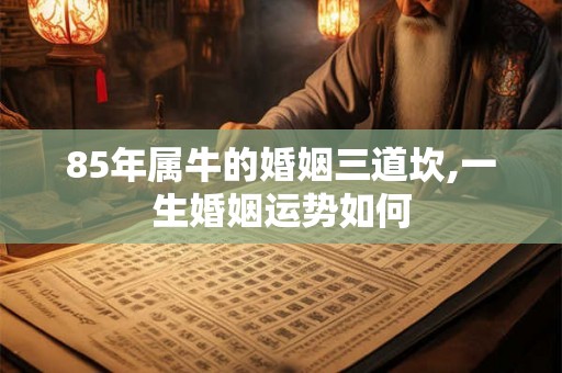 85年属牛的婚姻三道坎,一生婚姻运势如何