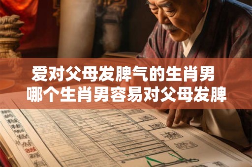 爱对父母发脾气的生肖男 哪个生肖男容易对父母发脾气