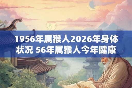 1956年属猴人2026年身体状况 56年属猴人今年健康运如何