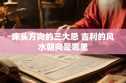 床头方向的三大忌 吉利的风水朝向是哪里