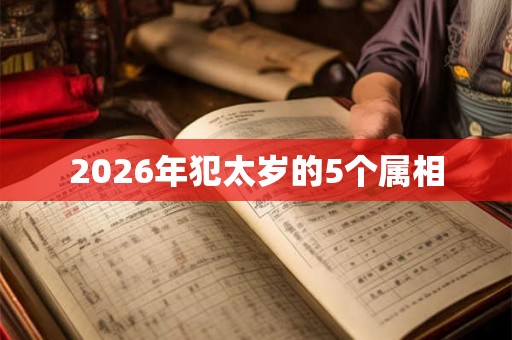 2026年犯太岁的5个属相