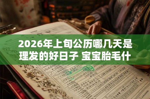 2026年上旬公历哪几天是理发的好日子 宝宝胎毛什么时候剪