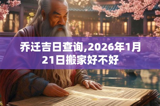 乔迁吉日查询,2026年1月21日搬家好不好