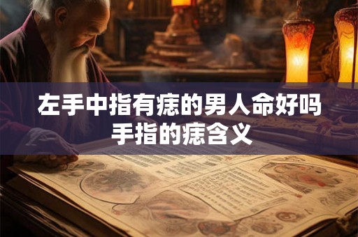 左手中指有痣的男人命好吗 手指的痣含义