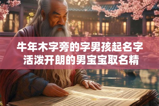 牛年木字旁的字男孩起名字 活泼开朗的男宝宝取名精选