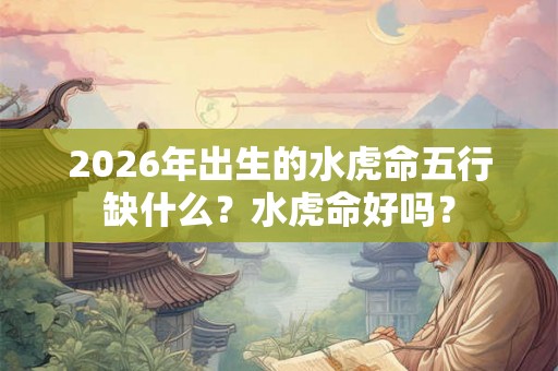 2026年出生的水虎命五行缺什么？水虎命好吗？