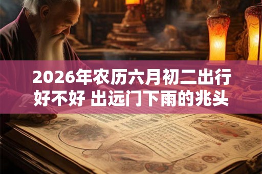 2026年农历六月初二出行好不好 出远门下雨的兆头 2026年农历六月初二出行好不好 出远门下雨的兆头