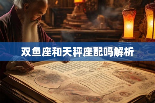 双鱼座和天秤座配吗解析