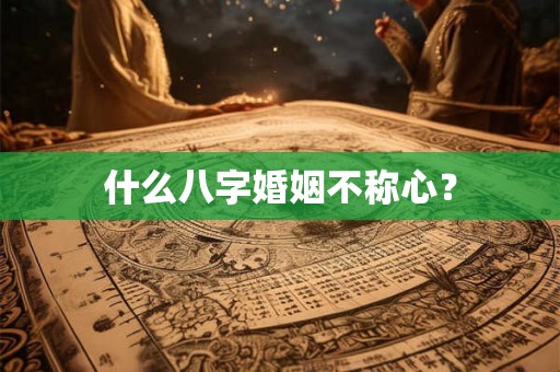 什么八字婚姻不称心？