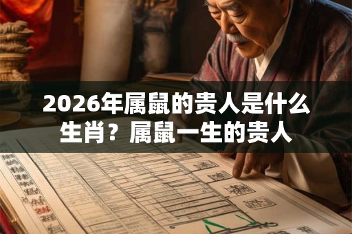 2026年属鼠的贵人是什么生肖？属鼠一生的贵人
