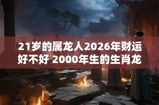 21岁的属龙人2026年财运好不好 2000年生的生肖龙