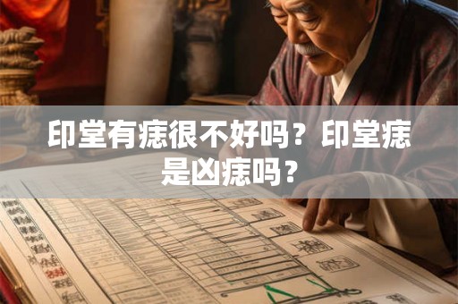 印堂有痣很不好吗？印堂痣是凶痣吗？