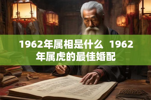 1962年属相是什么  1962年属虎的最佳婚配