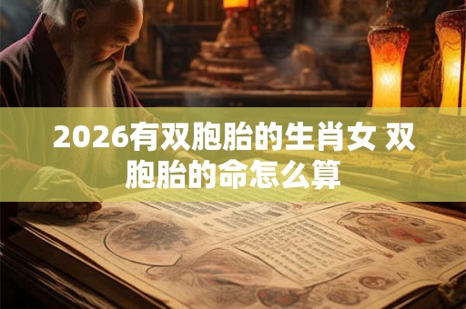 2026有双胞胎的生肖女 双胞胎的命怎么算