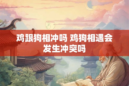 鸡跟狗相冲吗 鸡狗相遇会发生冲突吗