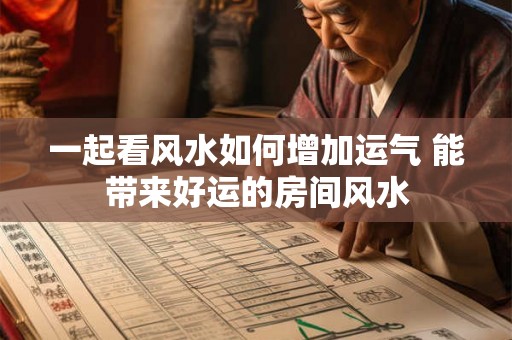 一起看风水如何增加运气 能带来好运的房间风水