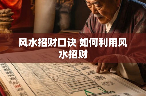 风水招财口诀 如何利用风水招财