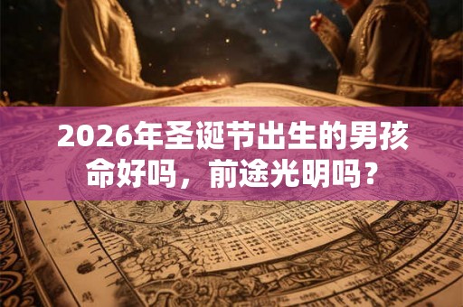 2026年圣诞节出生的男孩命好吗,前途光明吗? 2026年圣诞节出生的男孩命好吗,前途光明吗?