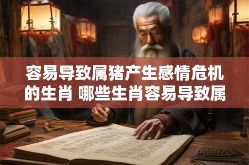 容易导致属猪产生感情危机的生肖 哪些生肖容易导致属猪感情危机