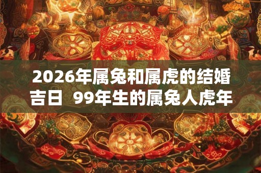 2026年属兔和属虎的结婚吉日  99年生的属兔人虎年可以结婚不