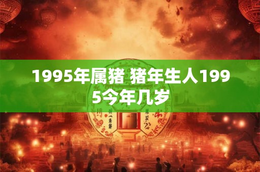 1995年属猪 猪年生人1995今年几岁