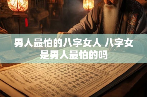 男人最怕的八字女人 八字女是男人最怕的吗
