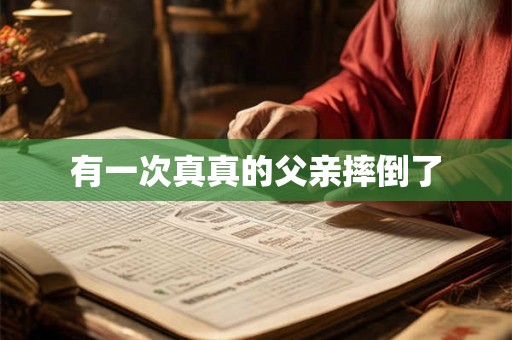 有一次真真的父亲摔倒了