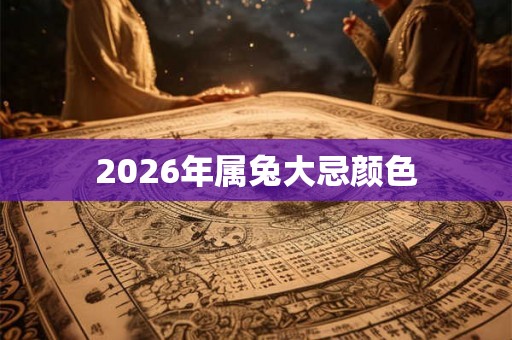 2026年属兔大忌颜色