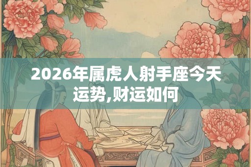 2026年属虎人射手座今天运势,财运如何