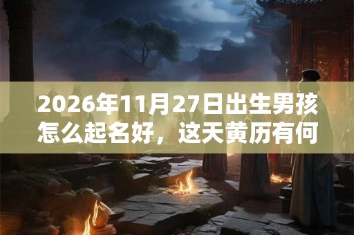2026年11月27日出生男孩怎么起名好，这天黄历有何宜忌？