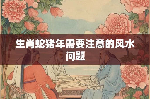 生肖蛇猪年需要注意的风水问题