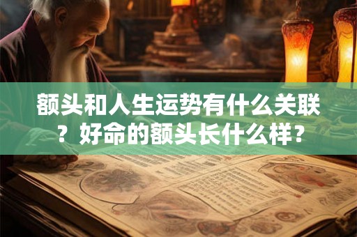 额头和人生运势有什么关联？好命的额头长什么样？